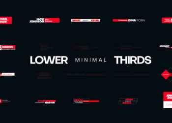 VideoHive Minimal Lower Thirds | MOGRT 59931176