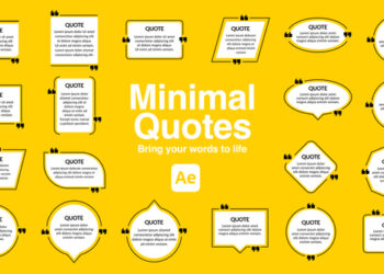VideoHive Minimal Quotes Pack 60205398
