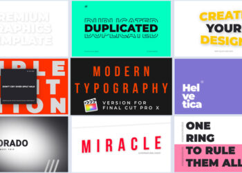 VideoHive Modern Typography | Final Cut Pro 60272537