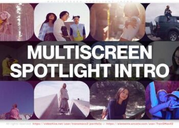 VideoHive Multiscreen Spotlight Intro 60442668