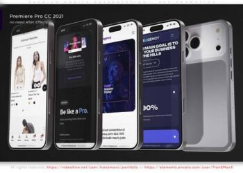 VideoHive Premium Mobile Presentation - App Promotion for Adobe Premiere Pro 59846342