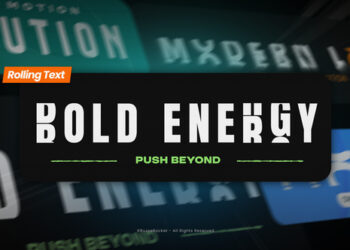 VideoHive Rolling Text Animation 60167343