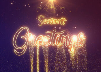 VideoHive Seasons Greetings Line Gold 60156621