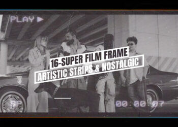 VideoHive Super Film Frame Collection – Artistic Film Strips & Nostalgic Style For FCPX 60271795