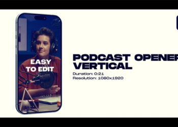 VideoHive Vertical Podcast Opener 60139252