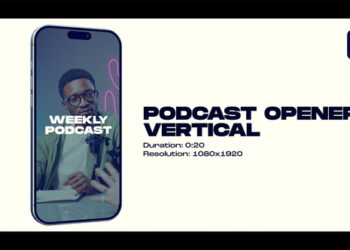 VideoHive Vertical Podcast Opener 60154708