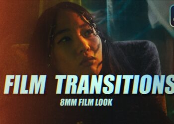 VideoHive 8mm Film Burn Transitions 60021743