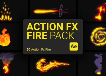 VideoHive Action FX Fire Pack For After Effects 60787389