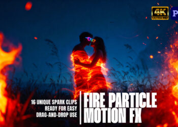 VideoHive Action Fire Sparks Overlays Pack For MOGRT 60600268