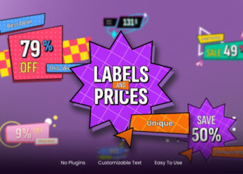 VideoHive Animated Labels & Prices 60733821