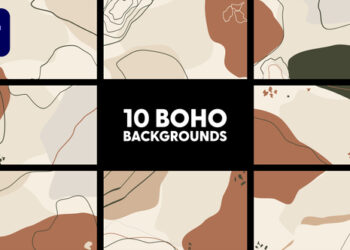 VideoHive Boho Backgrounds 43992051