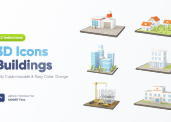 VideoHive Building 3D Elements 60262673