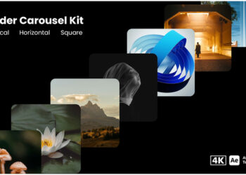 VideoHive Carousel Slider Vertical Horizontal Square 60764183