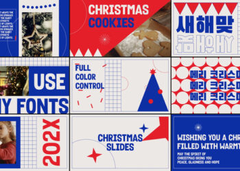 VideoHive Christmas Slides for After Effects 48933490