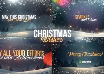 VideoHive Christmas Titles - Wishes and Greetings 60629357