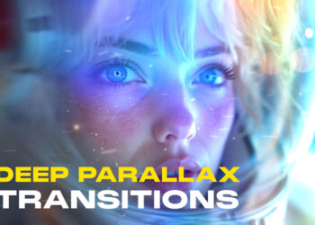VideoHive DepthFlow Transitions | 30+ Parallax Effects with VHS, Particles, Light Leaks & Sound FX 60723117