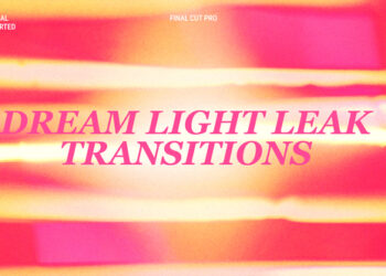 VideoHive Dream Light Leak Transitions | Vertical | Final Cut Pro 60590289
