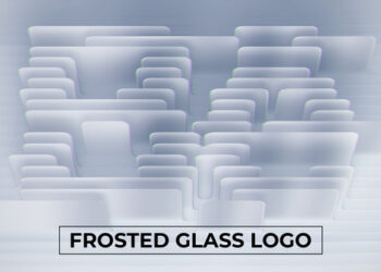 VideoHive Frosted Glass Logo Reveal 60424152