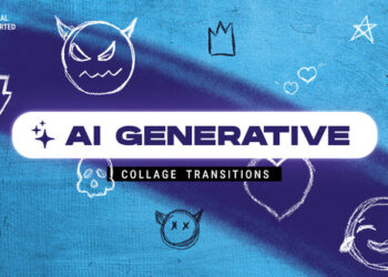 VideoHive Generative Collage Transitions | Vertical | Premiere Pro 60440865