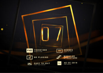 VideoHive Geometry | Shape and Lines Countdown Constructor 60545295