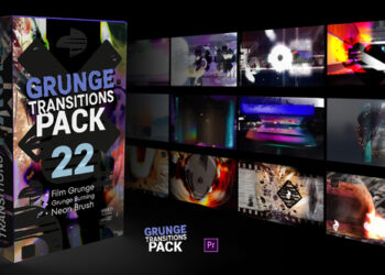 VideoHive Grunge Transitions Pack 60708930