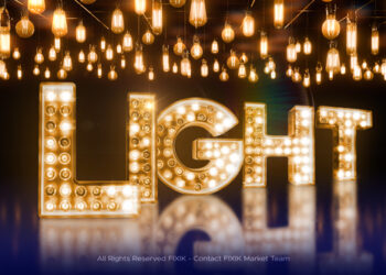 VideoHive Lights Typeface | AE 60506474