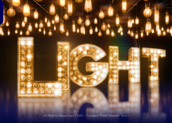 VideoHive Lights Typeface | MOGRT 60515968
