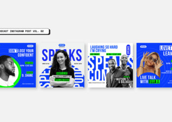 VideoHive Podcast Instagram Post Vol.02 48931346