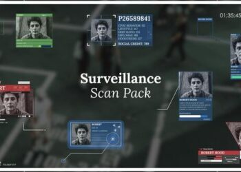 VideoHive Surveillance Scan Pack 60362440