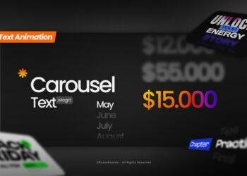 VideoHive Text Carousel | MOGRT 60733938