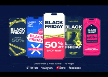 VideoHive Vertical Black Friday Stories & Reels 60780058