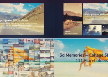 VideoHive 3D Memories — Collage Slideshow 11681886