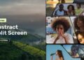 VideoHive Abstract Split Screen – 3 Frames 60905671