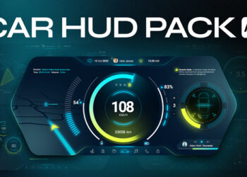 VideoHive Car HUD Cluster For After Effects 60899459