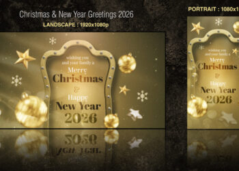 VideoHive Christmas & New Year Greetings 2026 61106808