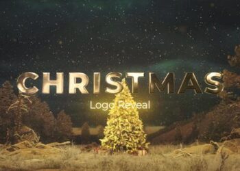 VideoHive Christmas Tree Logo Reveal | Cinematic Holiday Intro 60999684