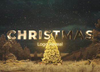VideoHive Christmas Tree Logo Reveal | PP 61029674