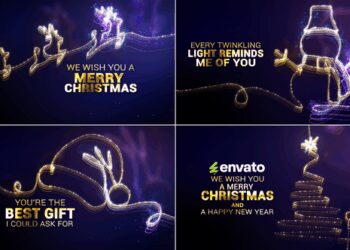 VideoHive Elegant Christmas Greetings // Christmas Wishes 60957894