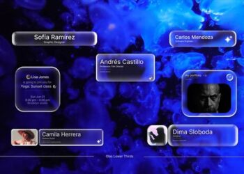 VideoHive Glass Lower Thirds 60805688