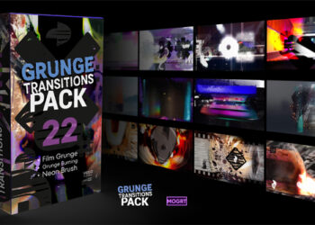 VideoHive Grunge Transitions Pack | MOGRT 60798490