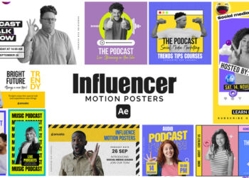 VideoHive Influencer Motion Posters for After Effects 60806135