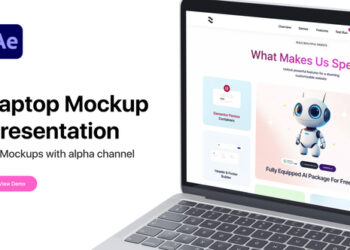 VideoHive Laptop Mockup Presentation 61009070