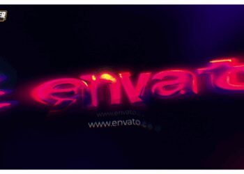 VideoHive Liquid Gradient Chrome Logo Reveal 60873830