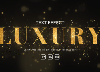 VideoHive Luxury Text Effect 61006936
