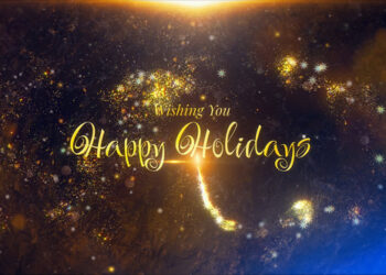 VideoHive Magic Holiday Sparkles Intro 61091567