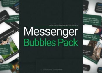 VideoHive Messenger Bubbles Pack (MoGRT) 60856869