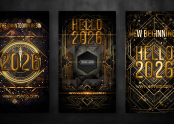 VideoHive New Year Instagram Stories 61221074