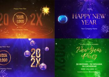 VideoHive New Year Wishes Pack Mogrt 61116765