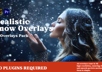 VideoHive Realistic Snow Particle Overlays – Cinematic Winter Drift FX Pack | PP 61067194
