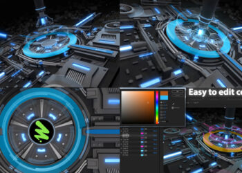 VideoHive Sci-fi Energy Technology Logo 60842242
